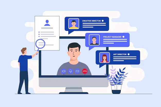 VoiceSaathi login illustration